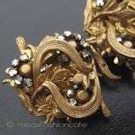 アールヌーヴォー フローラルイヤリング