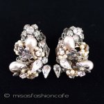 Ｒｏｂｅｒｔ　ロバート　 パールの花　イヤリング