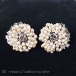 ＳＡＮＤＯＲ　イヤリング バロックパールの花