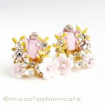 Robertお花イヤリング