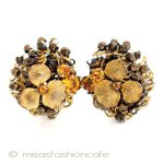 ＤｅＭａｒｉｏ　ＮＹ スミレの花イヤリング