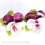 パンジー・すみれの花 英国製　ポーセリン