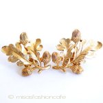 Trirfari　 トリファリ どんぐり団栗イヤリング