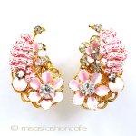 Ｒｏｂｅｒｔ　イヤリング エナメルRSのお花