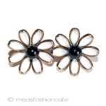 Ｔｒｉｆａｒｉ　 トリファリ ガラスお花イヤリング