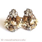 Ｒｏｂｅｒｔ　イヤリング パールRS花イヤリング