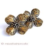 ART刻印イヤリング ハナミズキのお花