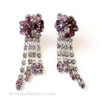 ヴィンテージジュエリー アメジスト・ガラス