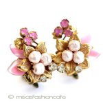 Ｒｏｂｅｒｔ　イヤリング パールRSフラワー