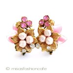 Ｒｏｂｅｒｔ　イヤリング パールRSフラワー