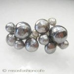 Vogue ヴォーグ刻印 バロックパール イヤリング