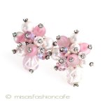 Ｖｅｎｄｏｍｅヴァンドーム　 パール・ガラス　イヤリング