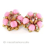 Ｒｏｂｅｒｔ　イヤリング ガラスの花イヤリング