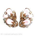 Trifari　 トリファリ 花のつぼみ　イヤリング