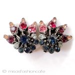 アンティークジュエリー Florenza花イヤリング