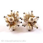 ヴィンテージジュエリー バロックパール　Vendome