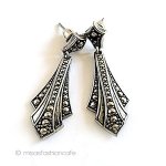 アンティークジュエリー アートデコ・ピアス