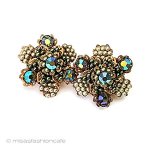 Vendome　ヴァンドーム グリーンビジューのお花