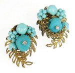 DeMario NY　 フラワーイヤリング