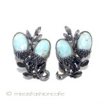 ブルーどんぐり　イヤリング