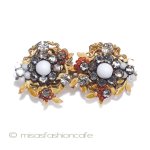 Original by Robert刻印 お花ブーケ　イヤリング