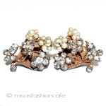 Ｒｏｂｅｒｔ　イヤリング パールRSの花イヤリング