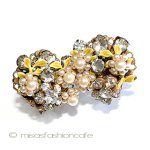 Ｒｏｂｅｒｔ　イヤリング パールRSの花イヤリング