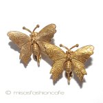 ミリアムハスケル　刻印 HASKELL蝶イヤリング