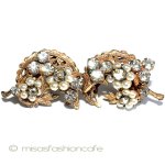 Ｒｏｂｅｒｔ　イヤリング パールRSフラワー