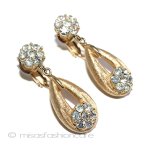 Trifari　 トリファリ RSの花イヤリング