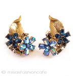 Trifari　 トリファリ RSのお花イヤリング