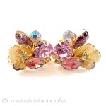 Julianaガラスイヤリング