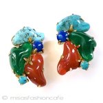 アートガラス イヤリング