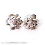 ヴィンテージアクセサリー トリファリ葉イヤリング