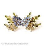 ヴィンテージ花イヤリング Vendome　ヴァンドーム