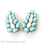 Trifari　 トリファリ パール＆ターコイズ