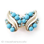 Trifari　 トリファリ ブルー＆エナメル