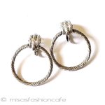 Trifari　 トリファリ 銀ロープ・フープ