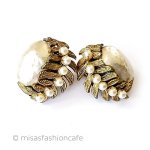 ミリアムハスケル　刻印 バロックパール金葉