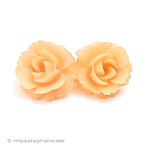 Trifari トリファリ ローズの花イヤリング Trifari トリファリ ローズの花イヤリング