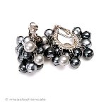 ヴィンテージMarvella バロックパールのフープ