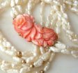 （画像用） 豪華 珊瑚・真珠・14金 　ネックレス