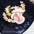 （画像用） ヴィンテージ　ハット 花ブーケ＆チュール
