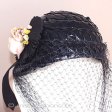 （画像用） ヴィンテージ　ハット 花ブーケ＆チュール