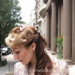 ヴィンテージ　ハット ラビットファー