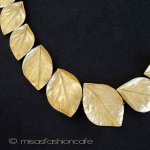 クラウントリファリ Trifari 金の葉