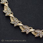 Trifari トリファリ RSリーフ ネックレス