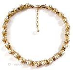 Trifari　トリファリ パールの花ネックレス