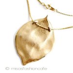 Trifari　トリファリ 金の葉　ネックレス