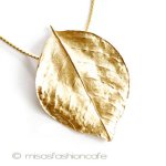 Trifari　トリファリ 金の葉　ネックレス